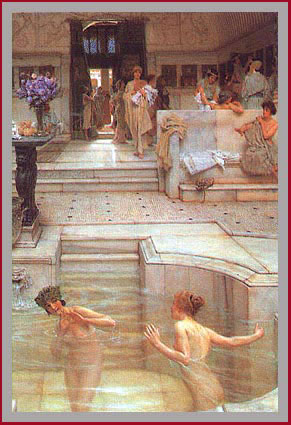 roman bath art